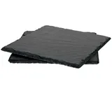 2er Set Schieferplatte 17x17 cm - 23464639
