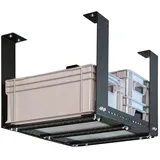 SCHULTE Regalwelt Schulte Deckenregal 1er 60,5 cm x 43,5 cm x 37,5 cm Schwarz