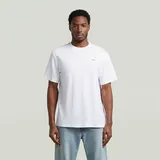 G-Star Regular T-Shirt mit Logo-Print Modell True Weiss, XXL