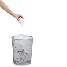 Zeller Papierkorb 17,5 l Grau