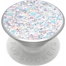 PopSockets Sparkle Snow White Handy Ständer Silber, Glitzereffekt