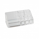 Testrut axentia Make-up-Organizer, Kunststoff, Transparent,: ca. 17,5 x 6,5 x 9,5 cm