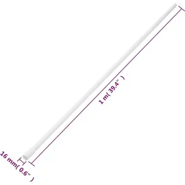 vidaXL Installationsrohre Ø16 mm 30 m PVC