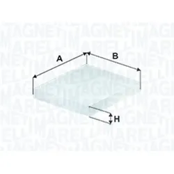 Magneti Marelli Filter, Innenraumluft [Hersteller-Nr. 350208065520] für Renault