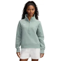 Under Armour Rival Fleece Halbreißverschluss-sweatshirt - Silica Green /