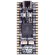 Pimoroni Pico Plus 2 W, RP2350B, 16MB Flash, 8MB PSRAM, 2,4GHz Wireless, Bluetooth, USB-C, 3-5,5V