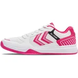 hummel All Court Hallenschuhe 9381 - bright white/raspberry sorbet 48.5