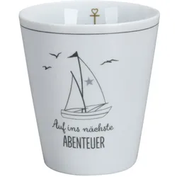 Krasilnikoff Happy Mug Auf ins nächste Abenteuer, 330 ml