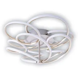 Deckenleuchte Deckenlampe Designleuchte LED 3-Stufen Dimmer Metall D 57 cm