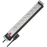 Brennenstuhl Premium-Line 8-fach + Kaltgerätestecker 3m schwarz/lichtgrau