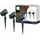 Müller-Licht LED Gartenspots 13 W 3er Set Höhe: 19,5 cm Schwarz/Weiß