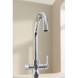 Grohe Starter Kit Blue Pure BauCurve Spültischb. mit Ultrasafe-Filter chrom