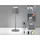 meineWunschleuchte 2er SET Outdoor Akku Tischlampen Grau ohne Kabel Mit RGB Höhe 38cm