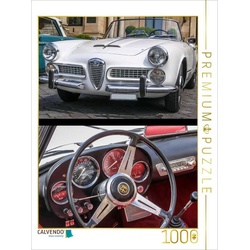 CALVENDO Puzzle CALVENDO Puzzle Alfa Romeo 2000 Touring Spider (1957-1962) Oldtimer 1000 Teile Lege-Größe 48 x 64 cm Foto-Puzzle Bild von Christian Müringer, 1000 Puzzleteile