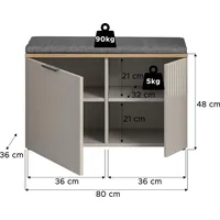 Xonox home Xonox Home, Sitzbank, Slide (80 cm)