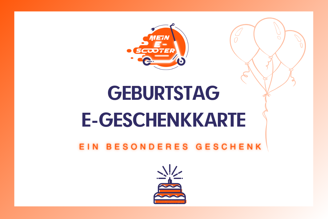 E-Geschenkkarte - Mein-eScooter - €100 EUR / Geburtstag