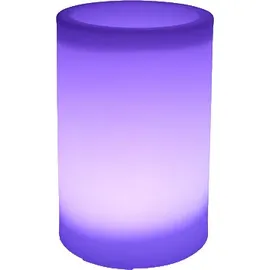 smartwares Solarleuchte Blumentopf 30 cm inkl. LED-Lampe weiß