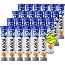 eväm Calcium Magnesium D3 Brausetabletten Geschmack Mandarine 24x 15 Stück