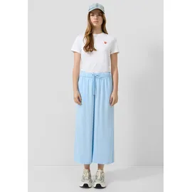 QS Culotte aus Viskose blau 40
