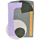 Tom Tailor Shapes Eight, 305 green multi (155x230cm)