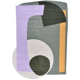 Tom Tailor Shapes Eight, 305 green multi (155x230cm)