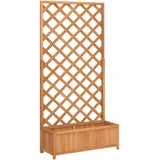 vidaXL Pflanzkübel mit Spalier 1945461 60 x 30 cm Braun