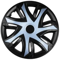 NRM Radkappen N-POWER BICOLOR, 14 in Zoll, N-Power Bicolor Radzierblenden 14" für Stahlfelgen blau|schwarz