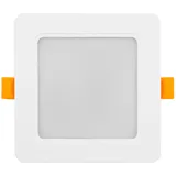 Maclean Brackets Maclean MCE373 S LED Licht-Panel Einbaustrahler Deckenstrahler Deckenspot Deckenleuchte Decken-Strahler Einbauleuchte (9W Einbaustrahler, Eckig)