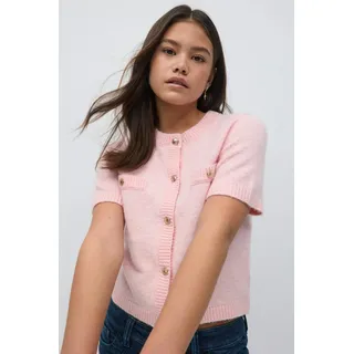 Gina Tricot - Y knitted cardigan - strickpullis - Rosa - 158/164 - Mädchen - Rosa - 158/164