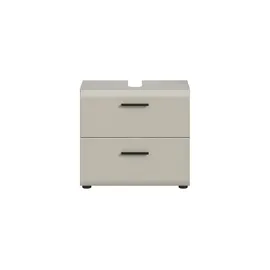xonox.home Waschbeckenunterschrank – beige – Maße cm B: 60 H: 55