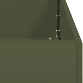vidaXL Pflanzgefäß 80 x 80 x 80 cm Olivgrün