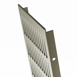 MS Beschläge Lüftungsgitter Aluminium Heizungsgitter b 150mm x L 200mm Edelstahl eloxiert