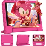 Tablet 8 Zoll Kids Tablet Android 13 Tablet für Kinder mit Quad Core, Play Store, FACETEL Augenschutz Tablet mit Kindersicherung | 7GB + 64GB - Rosa