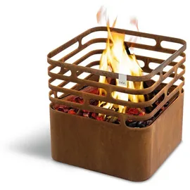 höfats CUBE Feuerkorb rostig