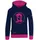 TROLLKIDS Troll Kapuzenpullover - Navy / Magenta - 104 cm