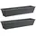 Buri Balkonkasten 100 x 25 x 25 cm Anthrazit