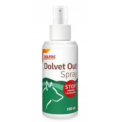 DOLFOS Dolvet Out Spray Stoppt Insekten und Zecken 150ml Spray für Hunde
