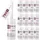 idea home Fusselrolle 13 Rollen mit 1 Abroller, Extra Klebrige Fusselrolle Kleidung, Fusselroller für Kleidung, Haare, Katzenhaare, Hundehaare, 60 Blatt/Rollen, Weiss