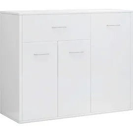 vidaXL Sideboard Hochglanz-Weiß 88x30x70 cm Holzwerkstoff