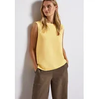 STREET ONE Top mit Mesh-Details in Gelb | Gr.: