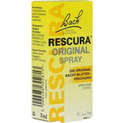 Bachblüten Original Rescura Spray M. Alkohol 7 ML