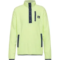 Quiksilver NO DESTINATION Fleecepullover Herren in shadow lime, Größe L - gelb