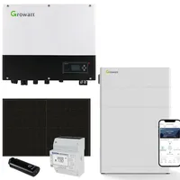 Growatt 4kWp PV Komplettanlage mit Glas Glas Modulen und