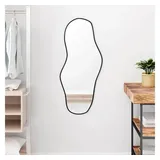 vidaXL Wandspiegel 90 x 40 cm Schwarz