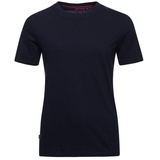 Superdry Damen T-Shirt - VINTAGE LOGO EMB TEE, Rundhals, einfarbig Dunkelblau XS