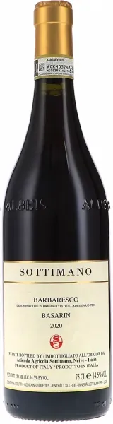 Basarin, Barbaresco DOCG Sottimano 2020