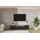 altdecor ELIO Lowboard 200 cm Schwarz/Eiche Artisan Holz