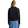 Marc O'Polo Sweatjacke "mit Rippstrick-Bund", Damen, Gr. M, schwarz (deep night blau), Obermaterial: 100% Baumwolle, unifarben, loose fit, Rippbündchen, Sweatjacken Sweatjacke