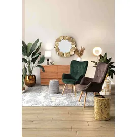 BIZZOTTO - Juliet Velvet Samtsessel Waldgrün