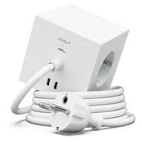Avolt Square 1 Steckdosenleiste USB-C 30 W 1,8 m Opal White